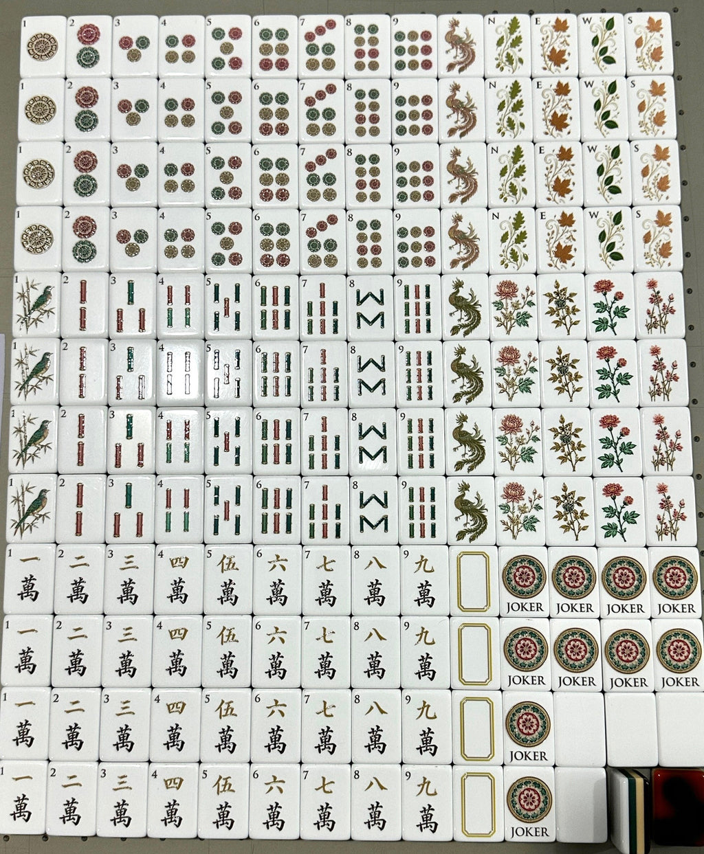 Tortoiseshell Mahjong Tiles