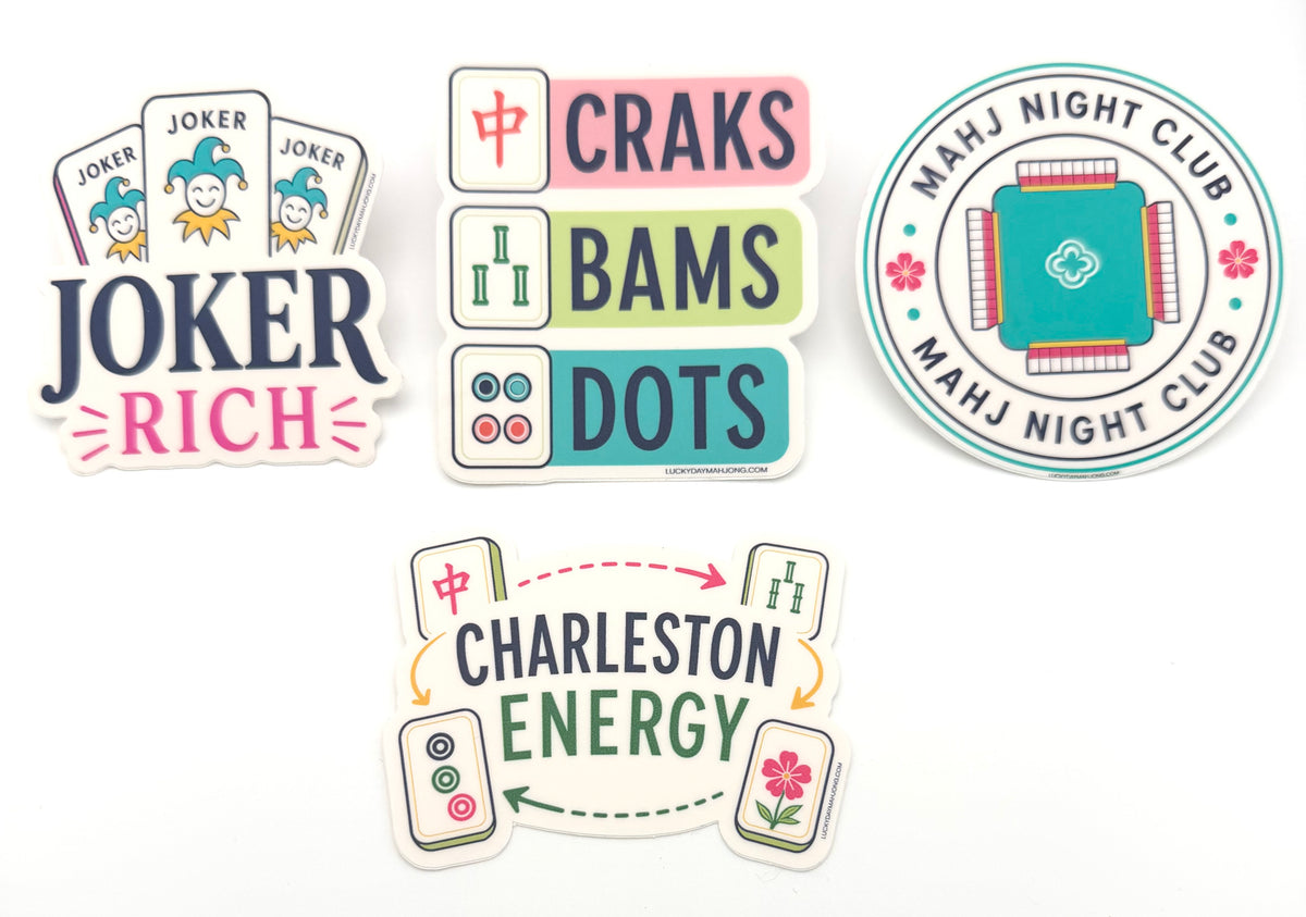 Mahjong Custom Sticker 4 Pack